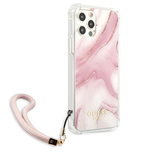 Kup Etui Guess GUHCP12LKSMAPI Apple iPhone 12 Pro Max růžový/pink hardcase Marble Collection - GUE1142PNK - {ean13} - Sklep Home Screen