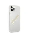 Kup Etui Guess GUHCP12LKTRSVGO Apple iPhone 12 Pro Max Transparent hardcase Vintage Script Gold - GUE1143CL - {ean13} - Sklep Home Screen