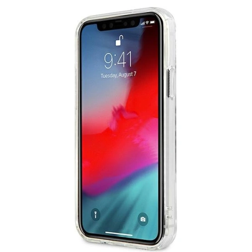Kup Etui Guess GUHCP12LKTRSVSI Apple iPhone 12 Pro Max Transparent hardcase Vintage Script Silver - GUE1144CL - {ean13} - Sklep Home Screen