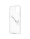 Kup Guess Apple Tasche GUHCP12LKTRSVSI iPhone 12 Pro Max Transparentes Hartschalengehäuse Vintage Script Silber - GUE1144CL - {ean13} - Sklep Home Screen