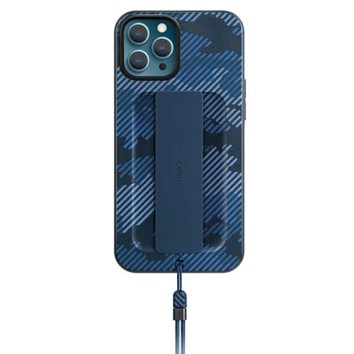 Kup Apple UNIQ Heldro Hülle iPhone 12 Pro Max blau marokko/marine camo Antimikrobiell - UNIQ388MARCAM - {ean13} - Sklep Home Screen