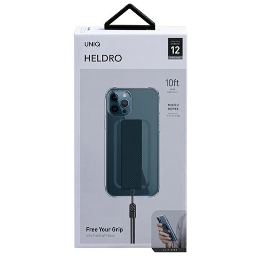 Kup Apple UNIQ Heldro Tasche iPhone 12 Pro Max blau/blau Antimikrobiell - UNIQ389BLU - {ean13} - Sklep Home Screen