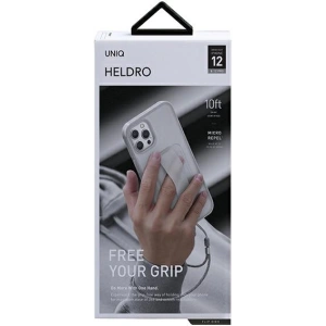 UNIQ Heldro Apple iPhone 12/12 Pro natural frost Antimicrobial