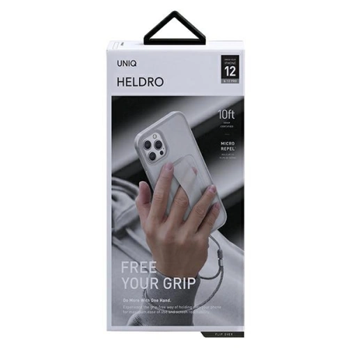 Kup Etui UNIQ Heldro Apple iPhone 12/12 Pro bílý/přirozený mráz Antimikrobiální - UNIQ391NATFRO - {ean13} - Sklep Home Screen