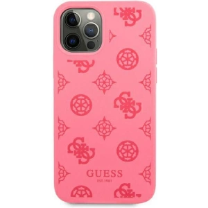 Buy Guess GUHCP12LLSPEFU Apple iPhone 12 Pro Max fushia hard case Peony Collection - GUE1146FSH - {ean13} - Home Screen Store Europe