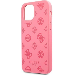 Buy Guess GUHCP12LLSPEFU Apple iPhone 12 Pro Max fushia hard case Peony Collection - GUE1146FSH - {ean13} - Home Screen Store Europe