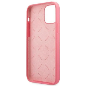 Buy Guess GUHCP12LLSPEFU Apple iPhone 12 Pro Max fushia hard case Peony Collection - GUE1146FSH - {ean13} - Home Screen Store Europe
