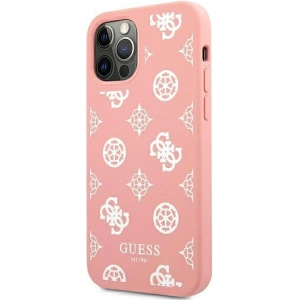 Buy Guess GUHCP12LLSPEWPI Apple iPhone 12 Pro Max pink hard case Peony Collection - GUE1147PNK - {ean13} - Home Screen Store Europe