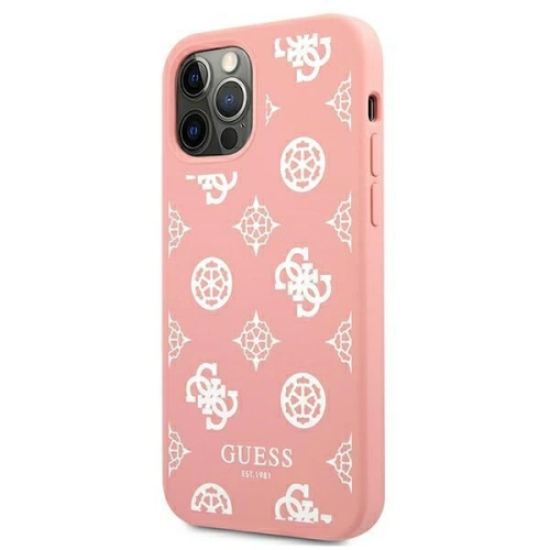 Kup Guess Apple Tasche GUHCP12LLSPEWPI iPhone 12 Pro Max rosa/rosa Hartschalenetui Peony Collection - GUE1147PNK - {ean13} - Sklep Home Screen