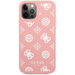 Buy Guess GUHCP12LLSPEWPI Apple iPhone 12 Pro Max pink hard case Peony Collection - GUE1147PNK - {ean13} - Home Screen Store Europe