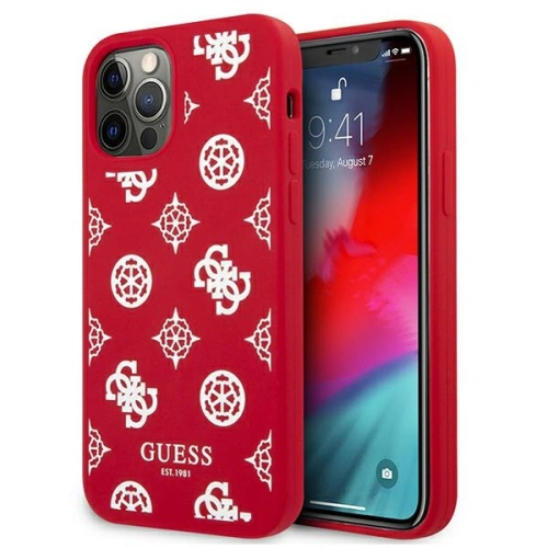 Kup Guess Apple Tasche GUHCP12LLSPEWRE iPhone 12 Pro Max rot/rot Hartschalenetui Peony Collection - GUE1148RED - {ean13} - Sklep Home Screen