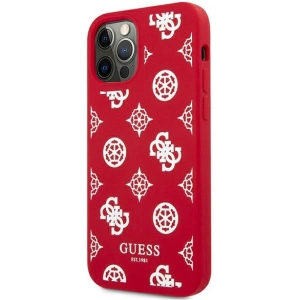 Buy Guess GUHCP12LLSPEWRE Apple iPhone 12 Pro Max red hard case Peony Collection - GUE1148RED - {ean13} - Home Screen Store Europe