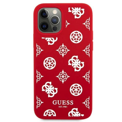 Kup Guess Apple Tasche GUHCP12LLSPEWRE iPhone 12 Pro Max rot/rot Hartschalenetui Peony Collection - GUE1148RED - {ean13} - Sklep Home Screen