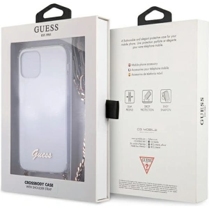 Kup Etui Guess GUHCP12MKC4GSGO Apple iPhone 12/12 Pro Átlátszó kemény tok 4G Arany lánc - GUE1149CL - {ean13} - Sklep Home Screen