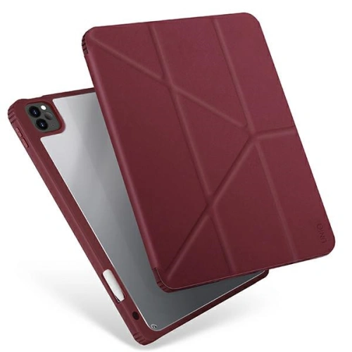 Kup Apple UNIQ Moven Tasche iPad Pro 11 2021 (3. Generation) Antimikrobiell kastanienbraun/burgund - UNIQ396BRG - {ean13} - Sklep Home Screen