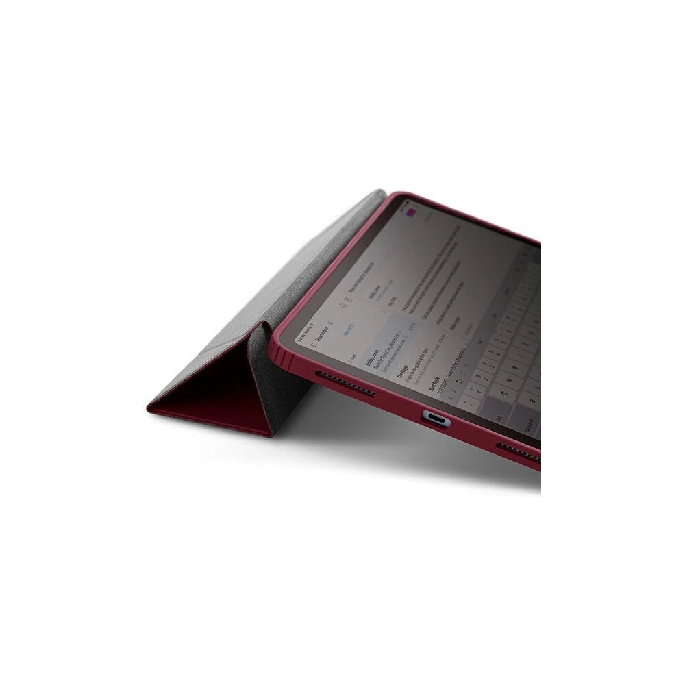 Etui UNIQ Moven Apple iPad Pro 11 2021 (3. generacji) Antimicrobial bordowy/burgundy