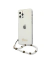 Kup Etui Guess GUHCP12MKPSWH Apple iPhone 12/12 Pro carcasă dură transparentă Alb Perlă - GUE1151CL - {ean13} - Sklep Home Screen