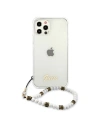 Buy Guess GUHCP12MKPSWH Apple iPhone 12/12 Pro Transparent hardcase White Pearl - GUE1151CL - {ean13} - Home Screen Store Europe