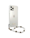 Kup Etui Guess GUHCP12MKPSWH Apple iPhone 12/12 Pro carcasă dură transparentă Alb Perlă - GUE1151CL - {ean13} - Sklep Home Screen