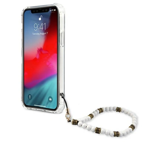 Buy Guess GUHCP12MKPSWH Apple iPhone 12/12 Pro Transparent hardcase White Pearl - GUE1151CL - {ean13} - Home Screen Store Europe
