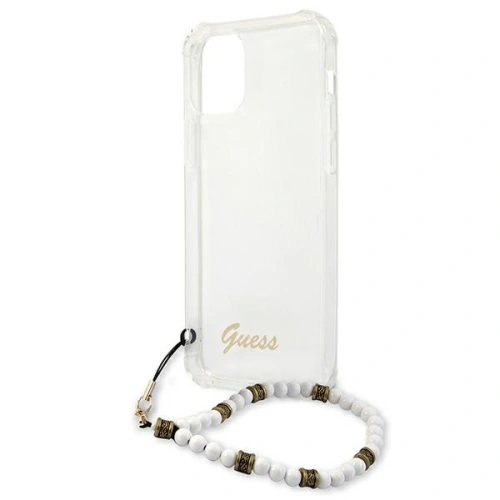 Buy Guess GUHCP12MKPSWH Apple iPhone 12/12 Pro Transparent hardcase White Pearl - GUE1151CL - {ean13} - Home Screen Store Europe