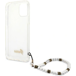 Guess GUHCP12MKPSWH Apple iPhone 12/12 Pro Transparent hardcase White Pearl