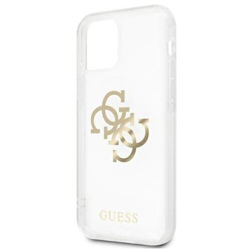 Kup Guess Apple Tasche GUHCP12MKS4GGO iPhone 12/12 Pro Transparentes Hartschalenetui 4G Gold Charms Collection - GUE1152CL - {ean13} - Sklep Home Screen