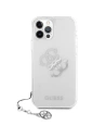 Kup Etui Guess GUHCP12MKS4GSI Apple iPhone 12/12 Pro Transparent hardcase 4G Silver Charms Collection - GUE1153CL - {ean13} - Sklep Home Screen