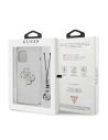 Kup Etui Guess GUHCP12MKS4GSI Apple iPhone 12/12 Pro Transparent hardcase 4G Silver Charms Collection - GUE1153CL - {ean13} - Sklep Home Screen