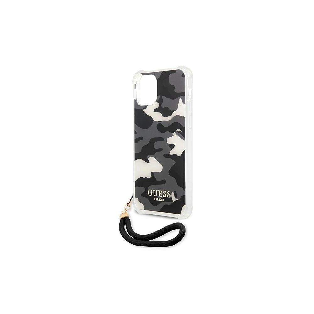 Etui Guess GUHCP12MKSARBK Apple iPhone 12/12 Pro czarny/black hardcase Camo Collection