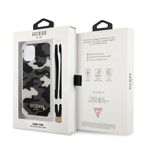 Kup Etui Guess GUHCP12MKSARBK Apple iPhone 12/12 Pro fekete/hardcase Camo Collection - GUE1154BLK - {ean13} - Sklep Home Screen