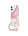Kup Guess Apple Tasche GUHCP12SKSMAPI iPhone 12 mini rosa/rosa Hartschalenetui Marble Collection - GUE1160PNK - {ean13} - Sklep Home Screen