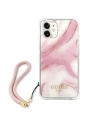 Kup Etui Guess GUHCP12SKSMAPI Apple iPhone 12 mini rózsaszín/pink hardcase Marble Collection - GUE1160PNK - {ean13} - Sklep Home Screen
