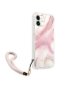 Kup Etui Guess GUHCP12SKSMAPI Apple iPhone 12 mini rózsaszín/pink hardcase Marble Collection - GUE1160PNK - {ean13} - Sklep Home Screen