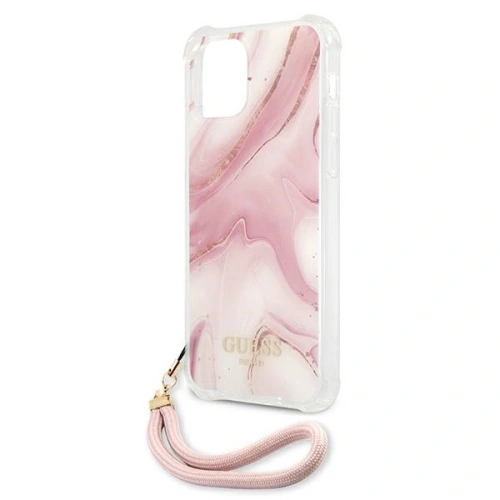 Kup Etui Guess GUHCP12SKSMAPI Apple iPhone 12 mini rózsaszín/pink hardcase Marble Collection - GUE1160PNK - {ean13} - Sklep Home Screen