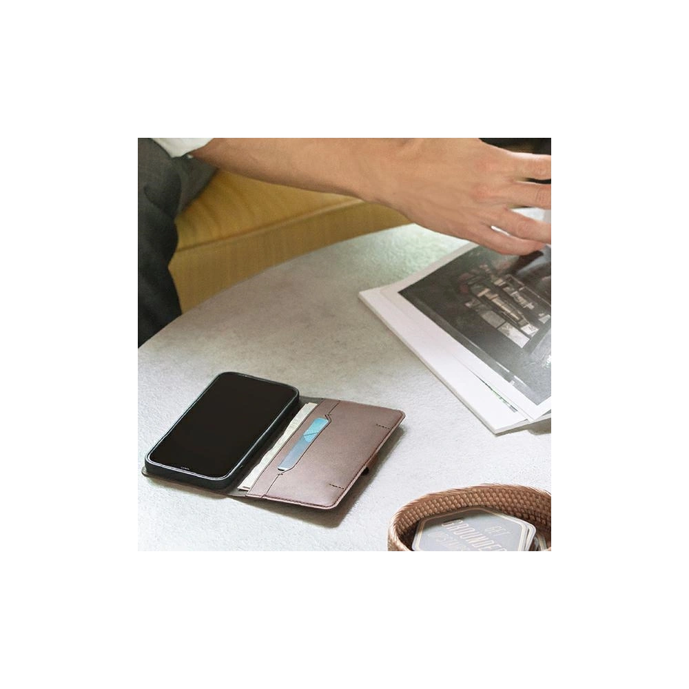 Etui UNIQ book Journa Apple iPhone 12/12 Pro szary/dark grey