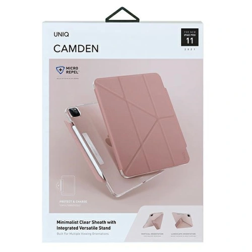 Kup Apple UNIQ Camden Case iPad Pro 11 2021 (3. Generation) pink/peony pink Antimikrobiell - UNIQ399PEOPNK - {ean13} - Sklep Home Screen