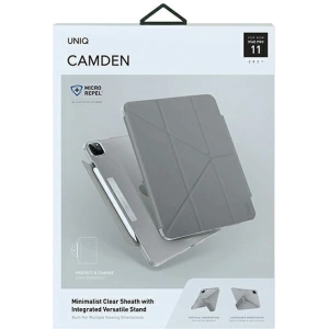 Kup Etui UNIQ Camden Apple iPad Pro 11 2021 (3. generációs) szürke/fossil grey Antimikrobiális - UNIQ400FOSGRY - {ean13} - Sklep Home Screen