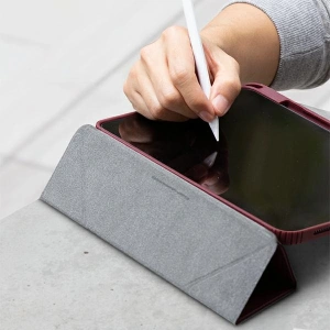 Etui UNIQ Moven Apple iPad Pro 12.9 2021 (5. generace) Antimicrobial šedá/charcoal grey