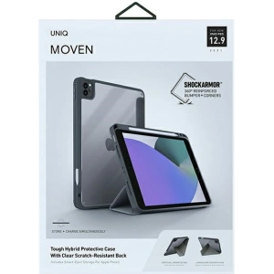 Kup Etui UNIQ Moven Apple iPad Pro 12.9 2021 (5. generacji) Antimicrobial szary/charcoal grey - UNIQ401CHAGRY - {ean13} - Sklep Home Screen