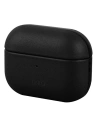 Apple UNIQ Terra Tasche AirPods Pro Echtes Leder schwarz/schwarz