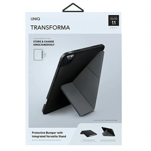 Kup Apple UNIQ Transforma Tasche iPad Pro 11 2021 (3. Generation) Antimikrobiell schwarz/ebenholzschwarz - UNIQ405EBOBLK - {ean13} - Sklep Home Screen