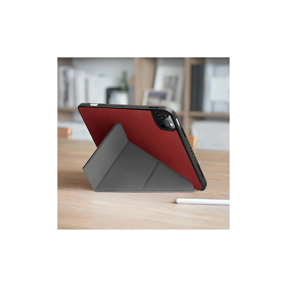 Etui UNIQ Transforma Apple iPad Pro 11 2021 (3. generacji) Antimicrobial czerwony/coral red