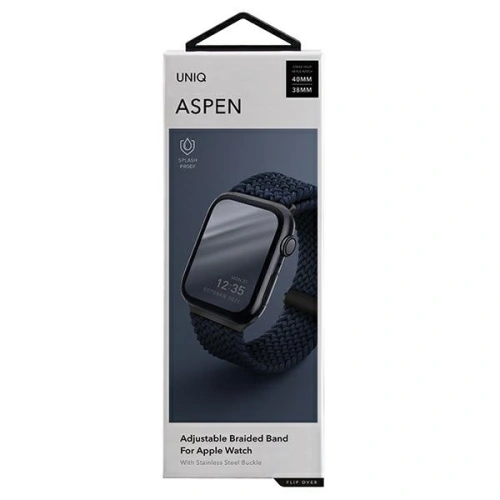 Kup Pasek UNIQ Aspen Apple Watch 4/5/6/7/SE/8/9/10 40/41/42mm Braided niebieski/oxford blue - UNIQ408OXFBLU - {ean13} - Sklep Home Screen