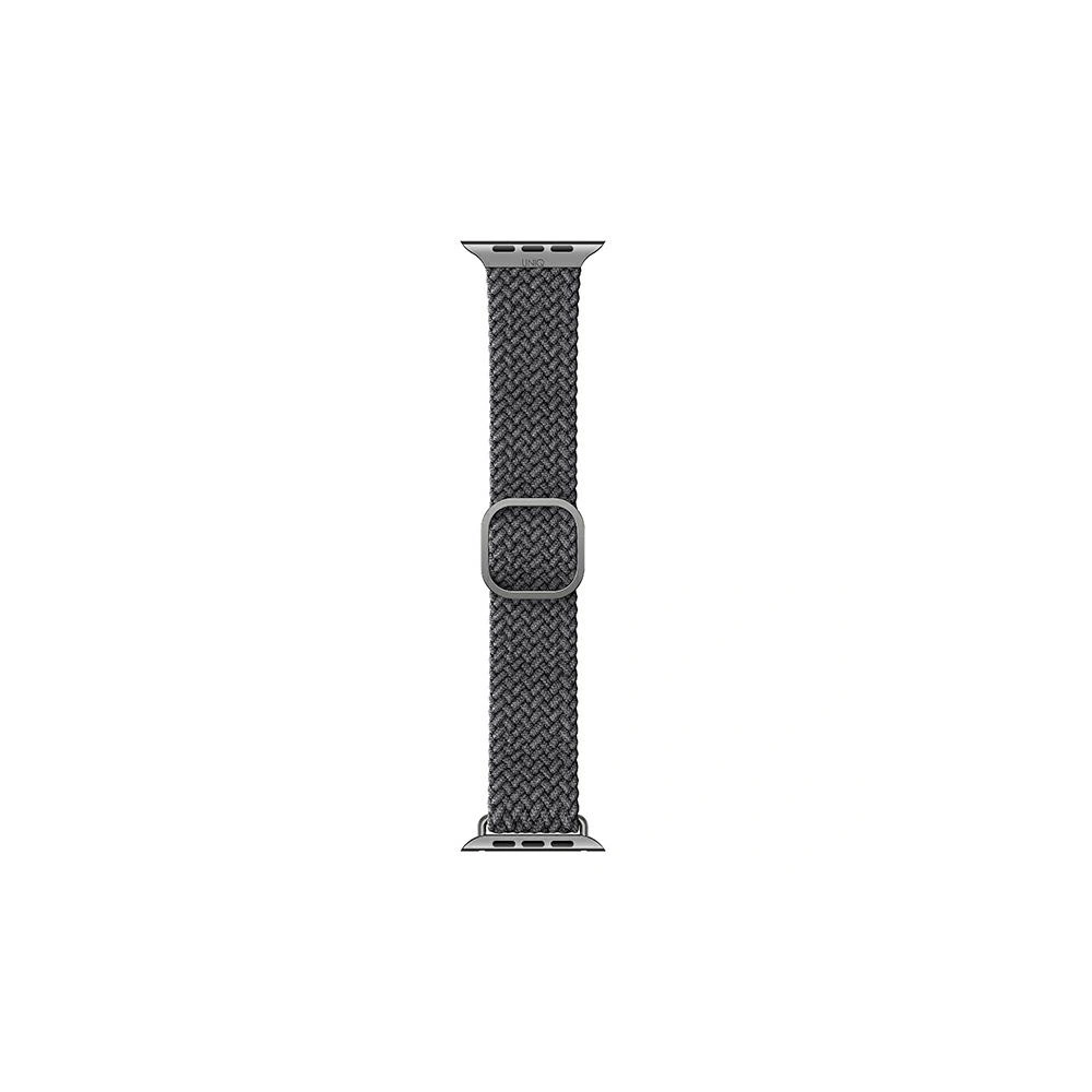 Pasek UNIQ Aspen Apple Watch 4/5/6/7/SE/8/9/10 40/41/42mm Braided szary/granite grey