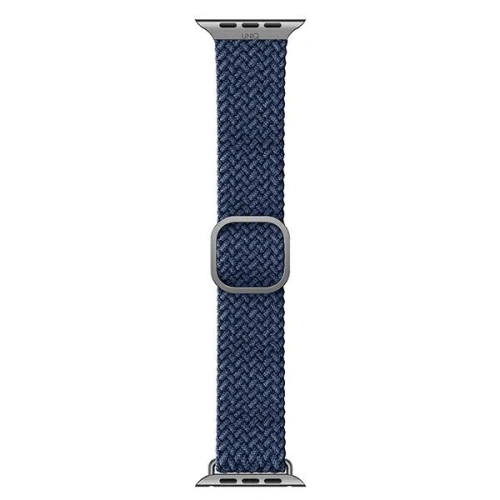 Kup UNIQ Aspen Apple Watch 4/5/6/7/SE/8/9/Ultra 44/45/49mm Zsinórozott kék/oxford kék - UNIQ411OXFBLU - {ean13} - Sklep Home Screen