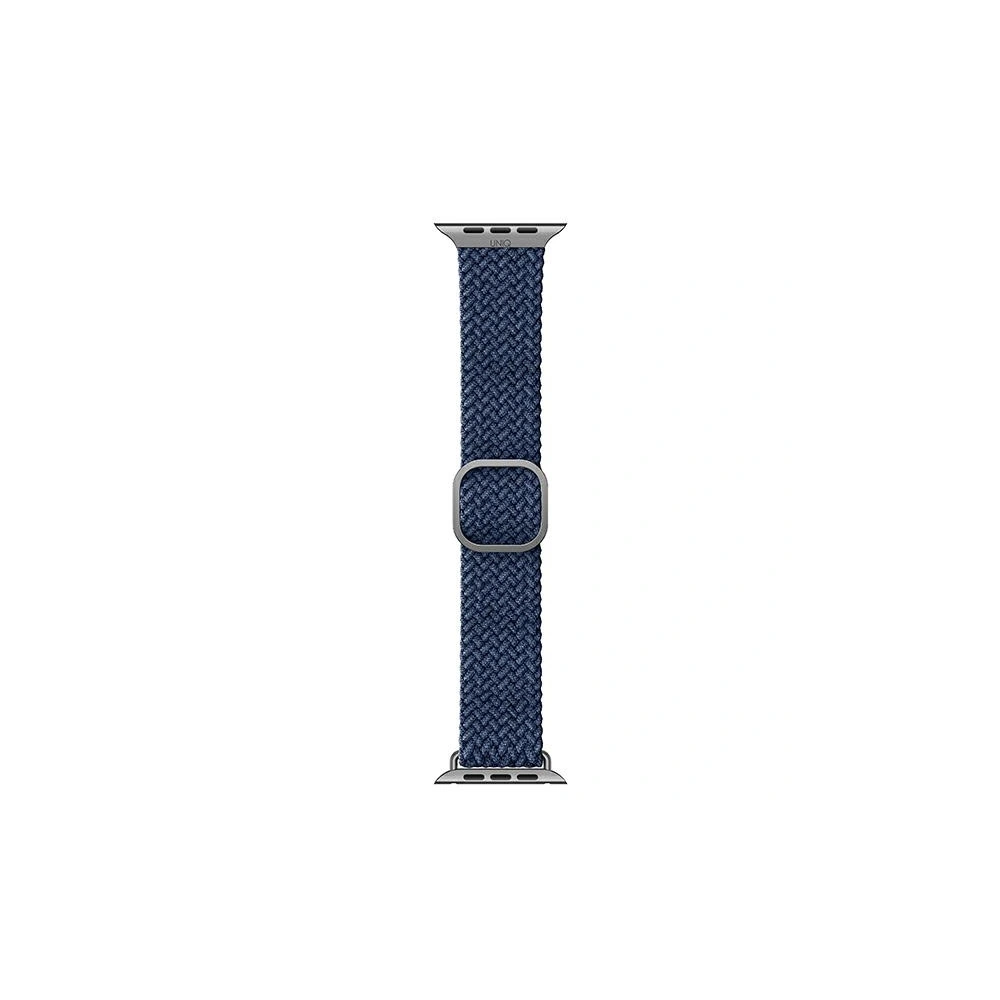 Pasek UNIQ Aspen Apple Watch 4/5/6/7/SE/8/9/Ultra 44/45/49mm Braided niebieski/oxford blue