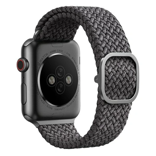 Kup UNIQ Aspen Apple Watch 4/5/6/7/SE/8/9/Ultra 44/45/49mm Szövött szürke/granite grey - UNIQ412GRAGRY - {ean13} - Sklep Home Screen
