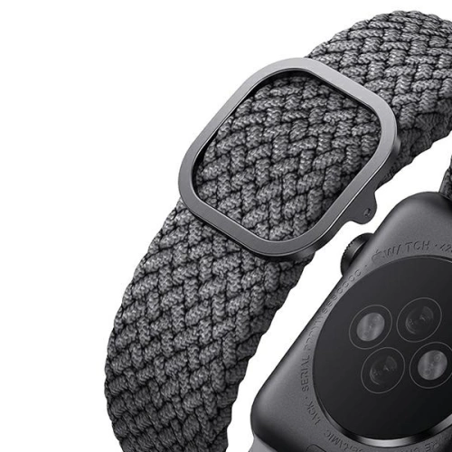 Kup UNIQ Aspen Apple Watch 4/5/6/7/SE/8/9/Ultra 44/45/49mm Szövött szürke/granite grey - UNIQ412GRAGRY - {ean13} - Sklep Home Screen