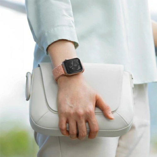 Kup UNIQ Aspen Apple Watch 4/5/6/7/SE/8/9/Ultra 44/45/49mm Szövött szürke/granite grey - UNIQ412GRAGRY - {ean13} - Sklep Home Screen
